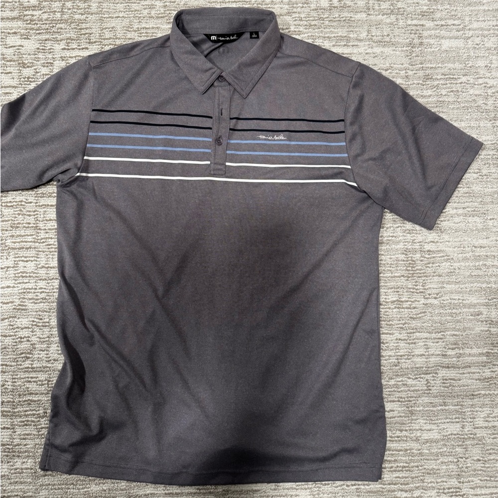 Men's Gray Polo Shirt